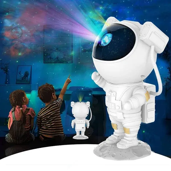 Mopzlink Astronaut Galaxy Projector Star Projector, Remote Control Space Buddy Night Light with Timer, for Gaming Room, Home Theater, Kids Adult