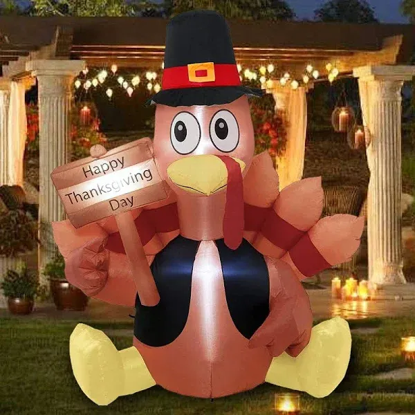 The Holiday Aisle Thanksgiving Decoration Inflatable Turkey