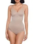 Miraclesuit Shapewear Extra Firm Sexy Sheer Shaping Bodybriefer Stucco 38DD, Women's