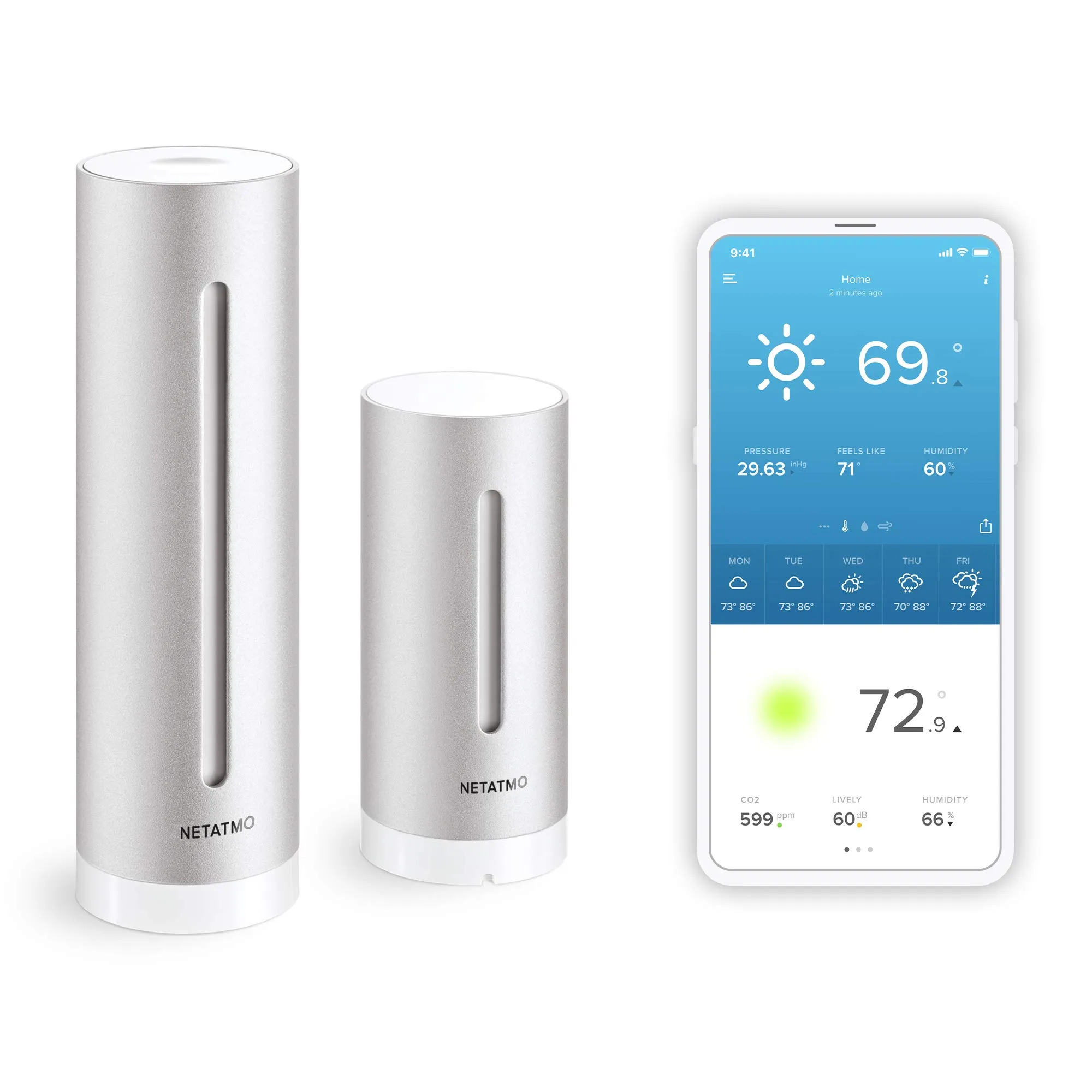 Netatmo Indoor Pack &#034;Smart Home Weather Station + Additional NBU-NWS-NIM-EU