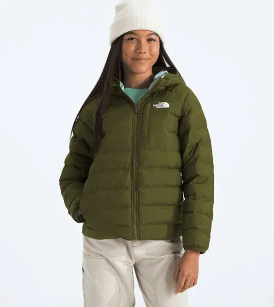 The North Face Girls' Reversible Perrito Hooded Jacket