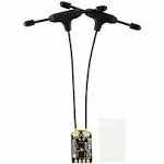 RadioMaster RadioMaster RP3 ExpressLRS ELRS 2.4GHz LNA+PA Dual Antenna Nano Diversity Receiver for Whoops FPV RC Racing Drone Airplane