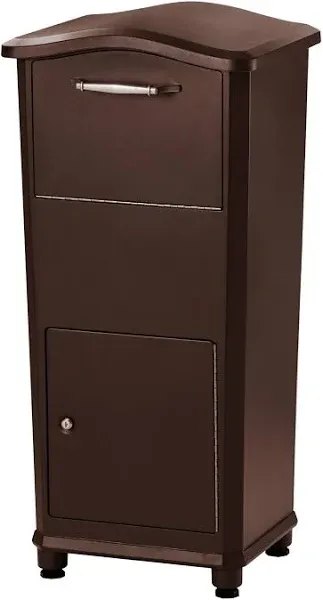 Parcel Drop Box Package Mailbox Lockable Storage Elephantrunk Black Extra Large