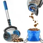 Zozen Nut Gatherer, Walnut Picker Upper Roller, Pinecone Picker Upper - Side Opening Dump | Apply to Walnut, Pecan, Hickory, Chestnuts, Buckeyes, Golf, Crab Apple Objects Size 1'' to 2.5''; 1.5 Gallon