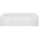 Swiss Madison Virage 60" x 30" Left-Hand Drain Alcove Bathtub with Apron