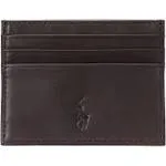 Ralph Lauren Men's Suffolk Slim Leather Card Case - Brown