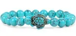 Sea Turtle Tracking Bracelet | Crystal Blue