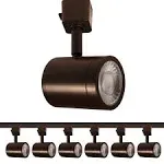 H Series Charge LED Track Head Multi Pack by WAC Lighting, Dark Bronze, H-8010-30-DB-6