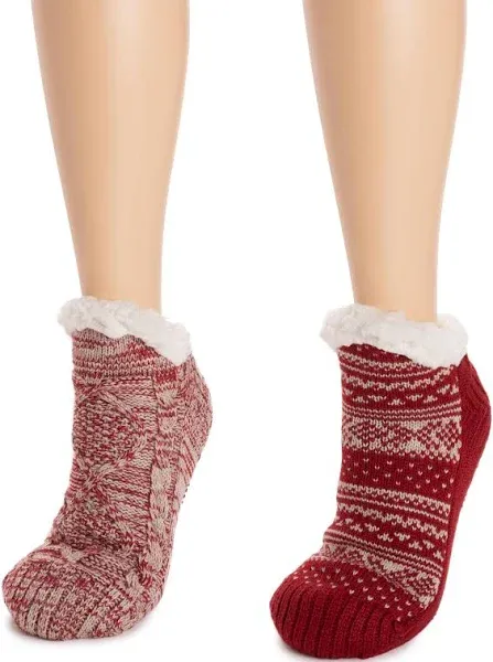 Muk Luks Women's Short Cabin Socks