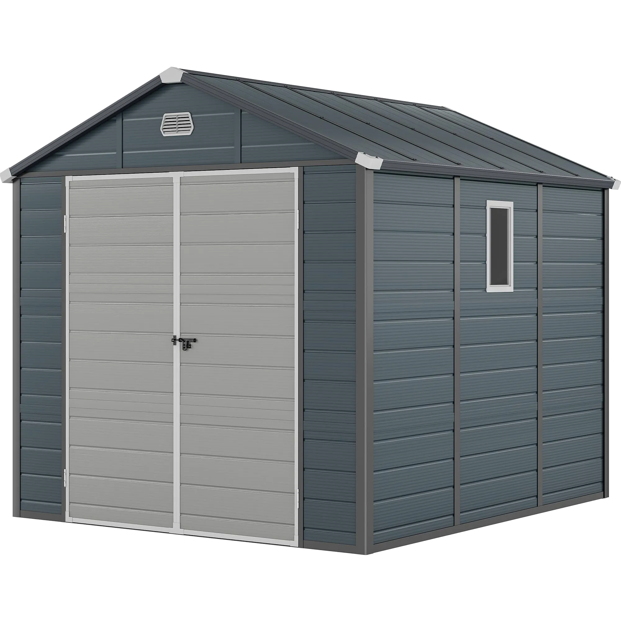 Yitahome Resin Storage All-Weather Plastic Shed Doors