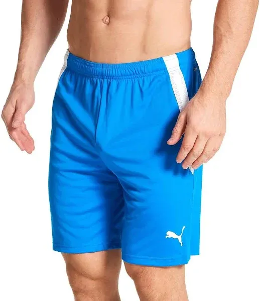 Puma Team Liga 25 Soccer Training Short Men&#039;s Medium Blue Lemonade 704924