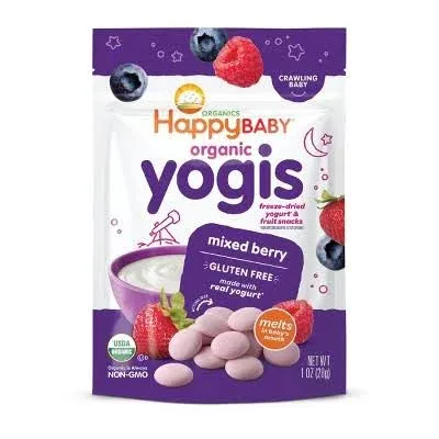 Happy Family HappyBaby Organics Yogis Melts 1oz 3ct Variety Pack