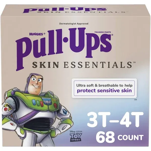 Pull-Ups Boys' Skin Essentials Disposable Training Pants