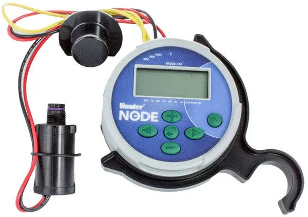 Hunter Industries Sprinkler NODE100 NODE-100 Battery Controller with Solenoid...