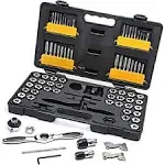 GECKWRENCH 77 Piece SAE/Metric Ratcheting Tap and Die Set -3887