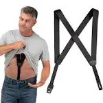 Hikers Men's Original Hidden Button Fly Suspenders