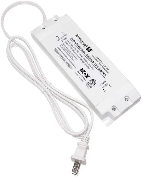 860240 for LED Lighting, with removable AC cord, 24 Watt, White