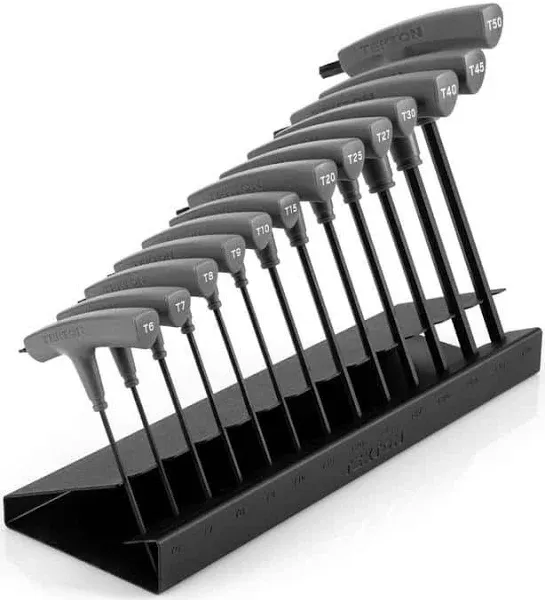 TEKTON Star T-Handle Key Set with Stand, 13-Piece (T6-T50) | KTT92401