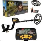 Garrett Ace 300 Metal Detector for Adults with Waterproof Coil and Headphone Plus Accessories