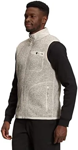 NEW The North Face Men&#039;s Gordon Lyons Full Zip Fleece Vest Heather Gray XXL