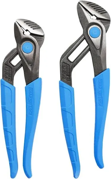 Channellock Speed Grip Pliers Set 8&#034; and 10&#034; Adjustable Tongue &amp; Groove GS-1X