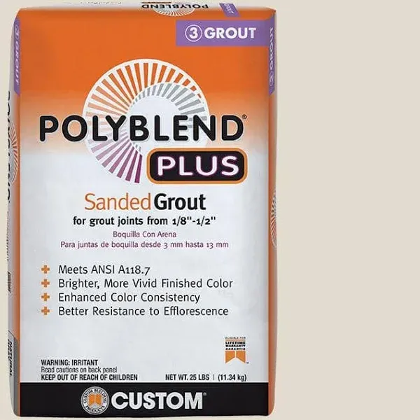 Custom Building Products Polyblend Plus Sanded Grout