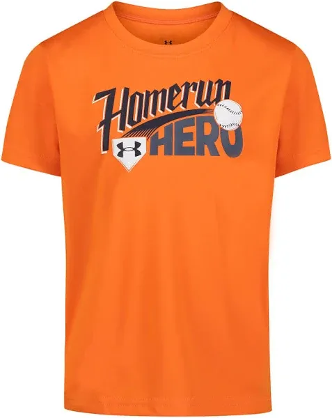 Under Armour Boys' Tech Homerun Hero Short Sleeve T-Shirt 6-Pack