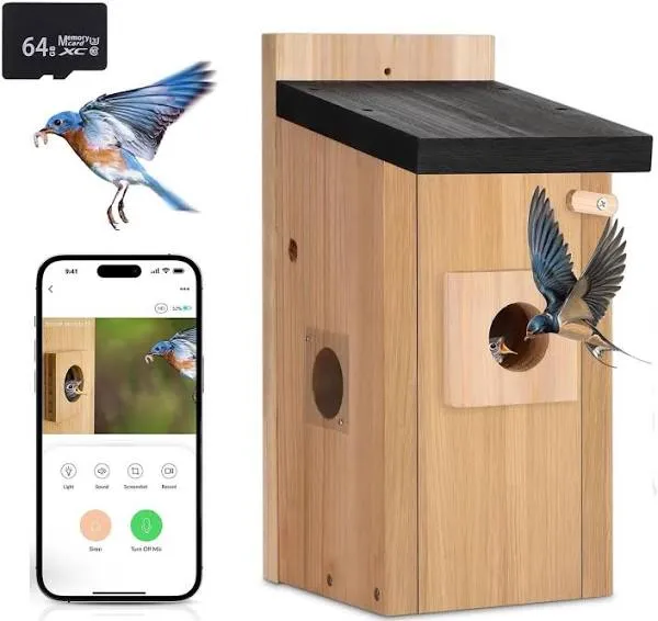 TREEBIRDY Smart Bird House with Camera