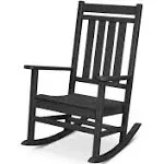 POLYWOOD Estate Rocking Chair - Black