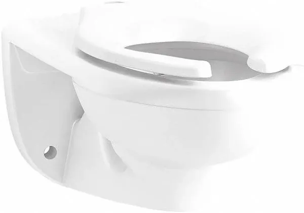 Kohler 84325 Kingston Ultra Wall-Mount Top Spud Flushometer Bowl - Biscuit