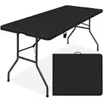 Best Choice Products 6Ft Plastic Folding Table, Indoor Outdoor Heavy Duty Portab