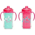 Dr. Brown's Milestones Hard Spout Insulated Sippy Cup with Handles, Pink, 10 oz, 2 Pack, 12m+