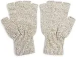 FoxRiver Men&#039;s Mid Weight Fingerless Ragg Glove, Brown Tweed, Medium, (9491)