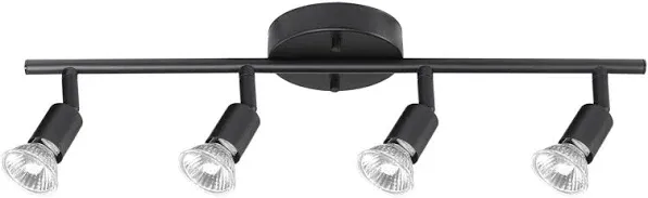 Globe Electric 58932 4-Light Adjustable Track Lighting Kit