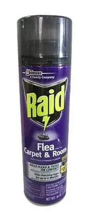 Raid Flea Killer Carpet Room Spray 16 Ounce (Pack of 12)