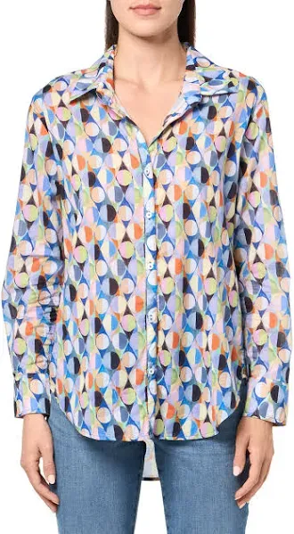 NIC+ZOE Social Circles Boyfriend Shirt