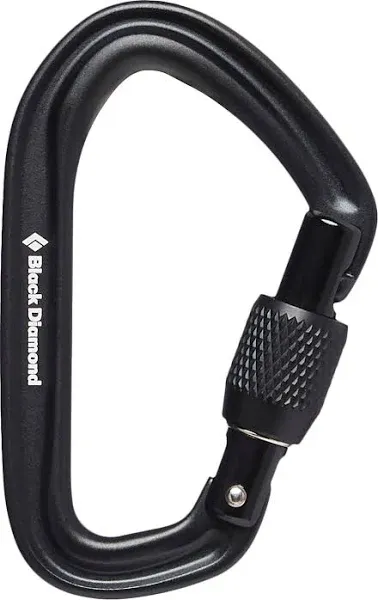 Black Diamond Carabiner Hotforge Screwgate - Black