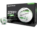 TaylorMade 2024 SpeedSoft Ink Green Golf Balls (3 Dozen)