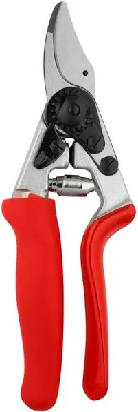 Felco Pruning Shears (F 12) - High Performance Swiss Made One-Hand Garden Pruner with Steel Blade