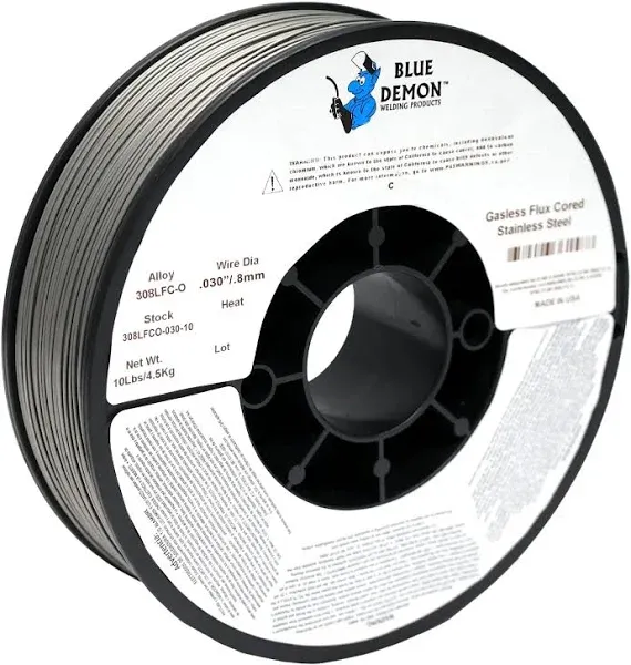 Blue Demon Flux Cored Gasless Welding Wire