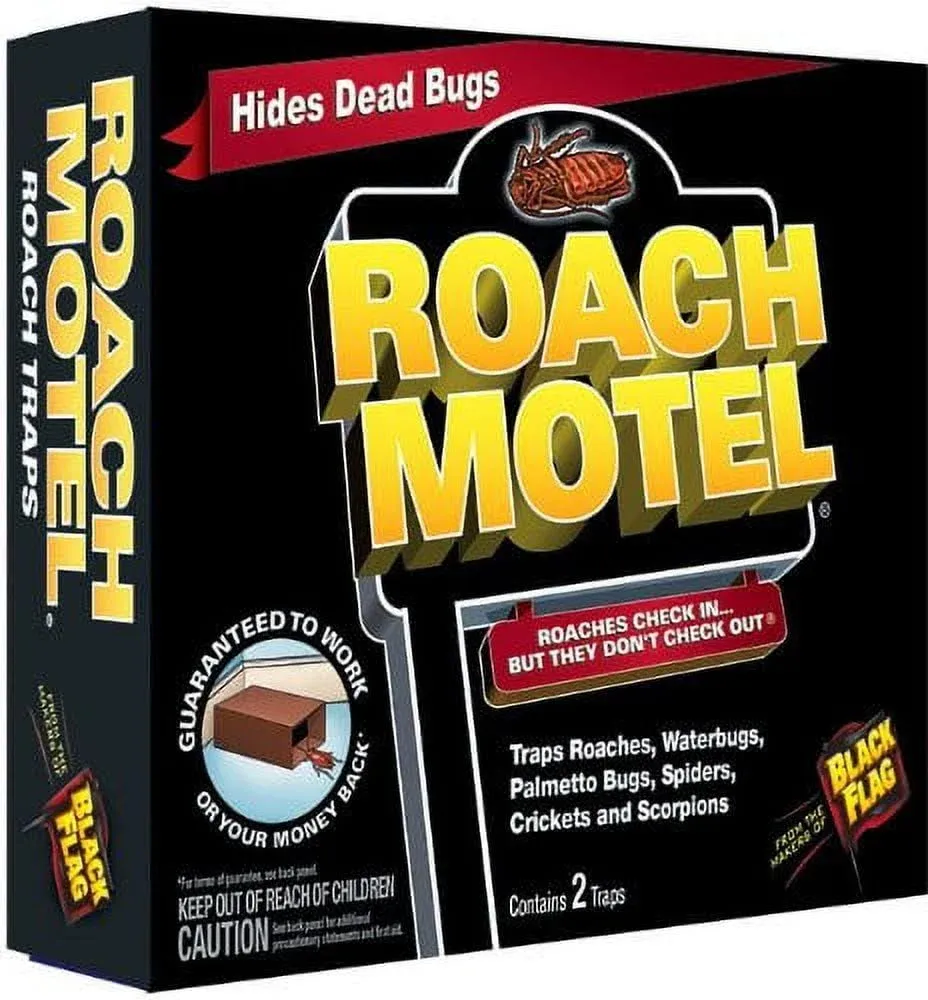 Black Flag Roach Motel, Roach Trap, Contains 2 Traps