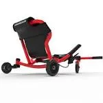 EzyRoller: Drifter X - Red - Ride-On Scooter, Cambering Motion, Pedal Free Cart, Hand Brakes, Extendable Frame, 154lb Capacity, Adults &amp; Kids Ages 6+