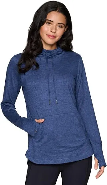 Rbx Active Women's Studio Breathe Super Soft Hoodie Tunic