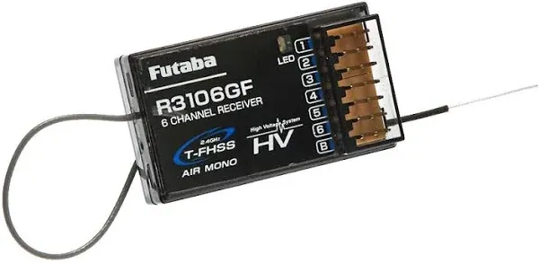 Futaba R3106GF 6-Channel T-FHSS Mono Receiver