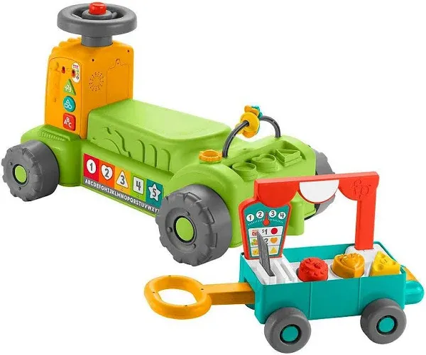 Fisher Price Laugh N Learn 4-in-1 Farm to Market Tractor