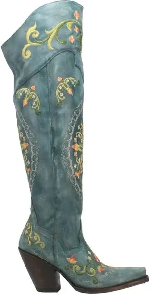 FLOWER CHILD LEATHER BOOT