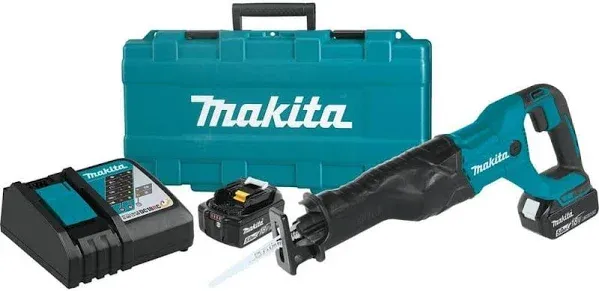 Makita XRJ04T 18V 5.0Ah LXT Lithium-Ion Cordless Reciprocating Saw Kit