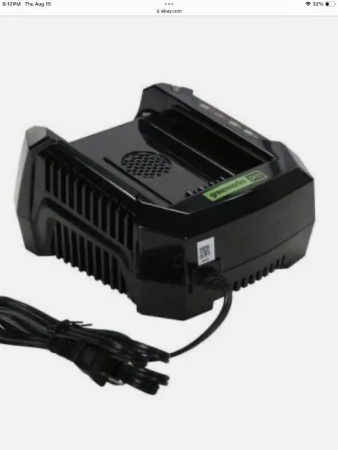 Greenworks Pro 60V Rapid Battery Charger