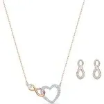 Swarovski Infinity Heart Set