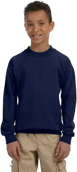 G180B Boy's Gildan Youth Heavy Blend Fleece Crew